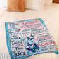 Butterfly Your Way Back Home Daughter Gift Flannel Blanket For Cozy Bedroom Sofa Decor