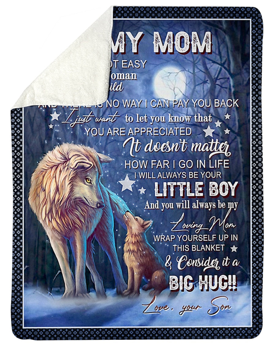 Wolf You Are The Best Flannel Blanket For Cozy Bedroom Sofa Decor