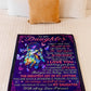 Family I Didn't Give You The Gift Of Life Mom To Daughter Purple Flannel Blanket For Cozy Bedroom Sofa Decor