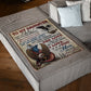 Eagle I Love You Daughter Gift Flannel Blanket For Cozy Bedroom Sofa Decor