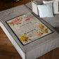 Family To My Mother For Mother Rose Letter Flannel Blanket For Cozy Bedroom Sofa Decor