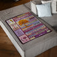 Family Love The Gift Of Life Daughter Gift Flannel Blanket For Cozy Bedroom Sofa Decor
