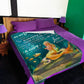 Mermaid God Sent You Into My Life Mom To Daughter Flannel Blanket For Cozy Bedroom Sofa Decor