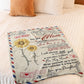 Loving Mom Family Gift Flannel Blanket For Cozy Bedroom Sofa Decor