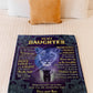 Lion I Believe In You Daughter Gift Flannel Blanket For Cozy Bedroom Sofa Decor