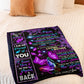 Butterfly To Me You Are The World Flannel Blanket For Cozy Bedroom Sofa Decor