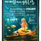Mermaid God Sent You Into My Life Mom To Daughter Flannel Blanket For Cozy Bedroom Sofa Decor