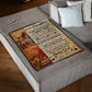 Family Never Forget That I Love You Mom To Daughter Flannel Blanket For Cozy Bedroom Sofa Decor