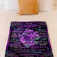 Butterfly I'm Proud Of You Daughter Gift Flannel Blanket For Cozy Bedroom Sofa Decor