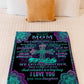 God I Love You With All My Heart Mother Flannel Blanket For Cozy Bedroom Sofa Decor