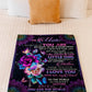 Rose You Will Always Be My Loving Mother Flannel Blanket For Cozy Bedroom Sofa Decor