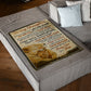 Lion Your Way Back Home Daughter Gift Flannel Blanket For Cozy Bedroom Sofa Decor