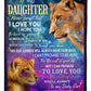 Lion Believe In Yourself Gift Lover Flannel Blanket For Cozy Bedroom Sofa Decor