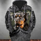 Rottweiler Friend Dog Hoodie For Pet Lovers Casual Style Holidays And Thoughtful Gifts