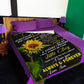 Sunflower You Mean The World To Me Little Boy Flannel Blanket For Cozy Bedroom Sofa Decor
