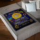 Sunflower Never Forget I Love You Mom To Daughter Flannel Blanket For Cozy Bedroom Sofa Decor