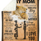 Lion I Am Always With You I Love You Flannel Blanket For Cozy Bedroom Sofa Decor