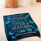 Butterfly Wherever Your Journey In Life Mom To Daughter Flannel Blanket For Cozy Bedroom Sofa Decor