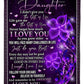 Flower I Love You Flannel Blanket For Cozy Bedroom Sofa Decor