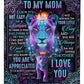 Lion You Will Always Be My Loving Mother Your Little Boy Flannel Blanket For Cozy Bedroom Sofa Decor