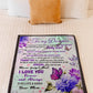 Butterfly How You Are To Me Daughter Gift Flannel Blanket For Cozy Bedroom Sofa Decor