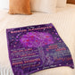 Tree Never Feel That You're Alone Mom To Bonus Daughter Flannel Blanket For Cozy Bedroom Sofa Decor