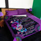 Rose You Will Always Be My Loving Mother Flannel Blanket For Cozy Bedroom Sofa Decor