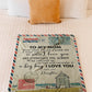Dear Mom Letter I Love You Flannel Blanket For Cozy Bedroom Sofa Decor