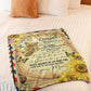 Lion I Love You Daughter Gift Flannel Blanket For Cozy Bedroom Sofa Decor