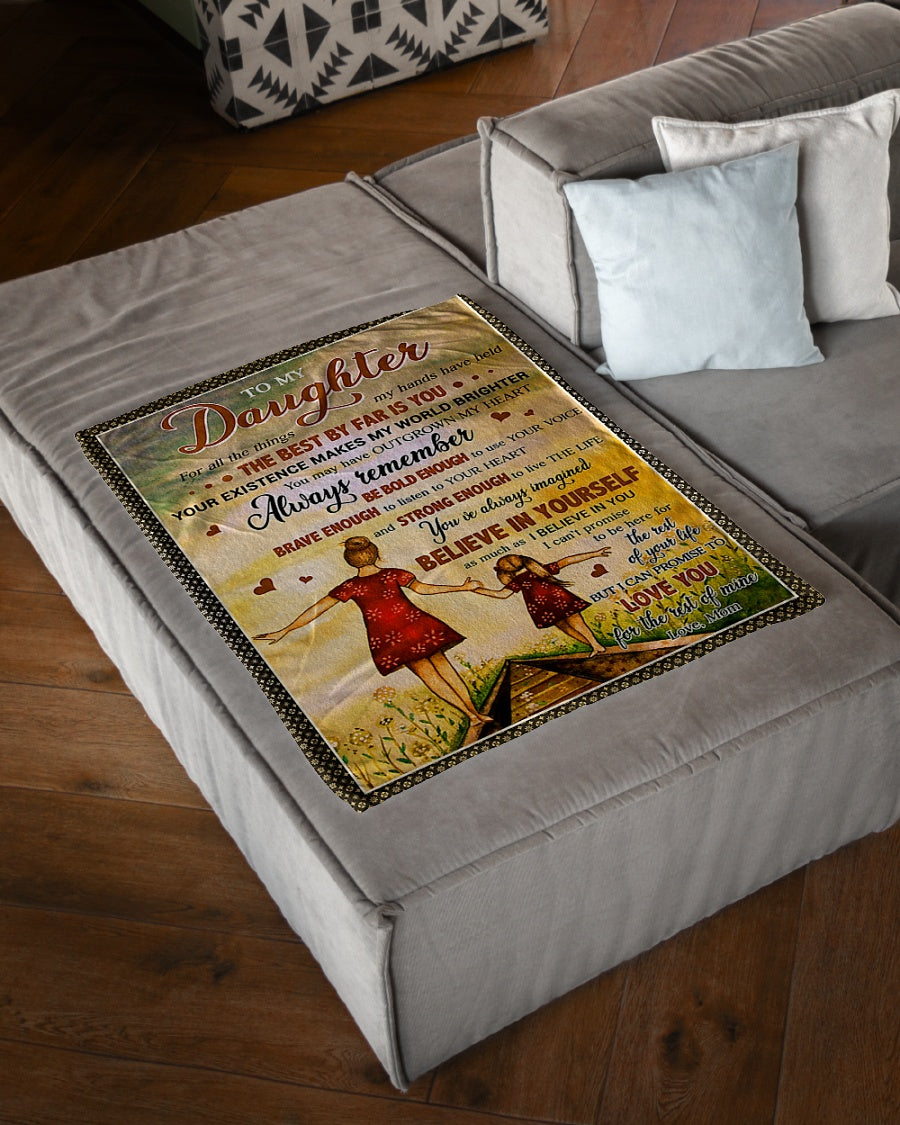 Family All The Things My Hands Flannel Blanket For Cozy Bedroom Sofa Decor