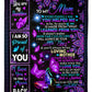 Butterfly To Me You Are The World Mother Flannel Blanket For Cozy Bedroom Sofa Decor