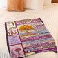 Family Love The Gift Of Life Daughter Gift Flannel Blanket For Cozy Bedroom Sofa Decor
