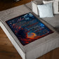 Wolf To My Mom Flannel Blanket For Cozy Bedroom Sofa Decor