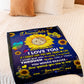 Sunflower Never Forget I Love You Mom To Daughter Flannel Blanket For Cozy Bedroom Sofa Decor