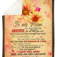 Flower Loving Mom Flannel Blanket For Cozy Bedroom Sofa Decor