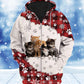 Cat Loves Snow Winter Hoodie For Festive Family Moments Winter Wear And Holiday Gift Ideas