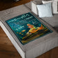 Mermaid God Sent You Into My Life Mom To Daughter Flannel Blanket For Cozy Bedroom Sofa Decor