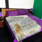 Family Just Do Your Best Daughter Gift Flannel Blanket For Cozy Bedroom Sofa Decor