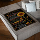 Sunflower To My Mom Flannel Blanket For Cozy Bedroom Sofa Decor