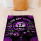 Family To Me You Are The World Mother Flannel Blanket For Cozy Bedroom Sofa Decor