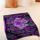 Butterfly I'm Proud Of You Daughter Gift Flannel Blanket For Cozy Bedroom Sofa Decor