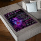 Butterfly Lover How Valuable And Precious You Are To Me Flannel Blanket For Cozy Bedroom Sofa Decor