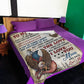 Eagle I Love You Daughter Gift Flannel Blanket For Cozy Bedroom Sofa Decor