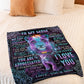 Lion You Will Always Be My Loving Mother Your Little Boy Flannel Blanket For Cozy Bedroom Sofa Decor