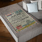 Dear Mom Letter I Love You Flannel Blanket For Cozy Bedroom Sofa Decor