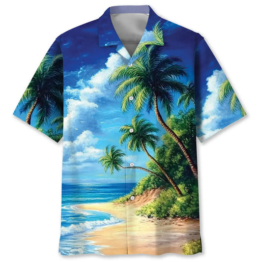 Retired Firefighter Happier Hawaiian Shirt For Island Vacations, Resort Wear, And Relaxed Seasonal Style
