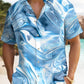 Psychedelic Retro Abstract Creative Gradient Hawaiian Shirt For Summer Vacation, Beach Travel, And Casual Wear