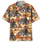 Retro Funny Motorcycle Personalized Photo Face Hawaiian Shirt For Beach Days, Summer Outings, And Thoughtful Gift Giving