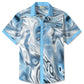 Retro Gradient Water Wave Geometric Beach Holiday Hawaiian Shirt