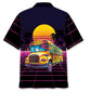 Retro Wave School Bus Hawaiian Shirt
